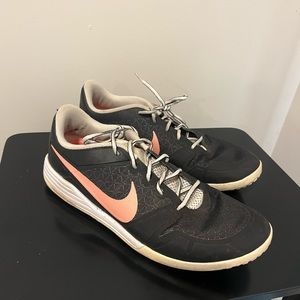 Black and white Nike sneakers